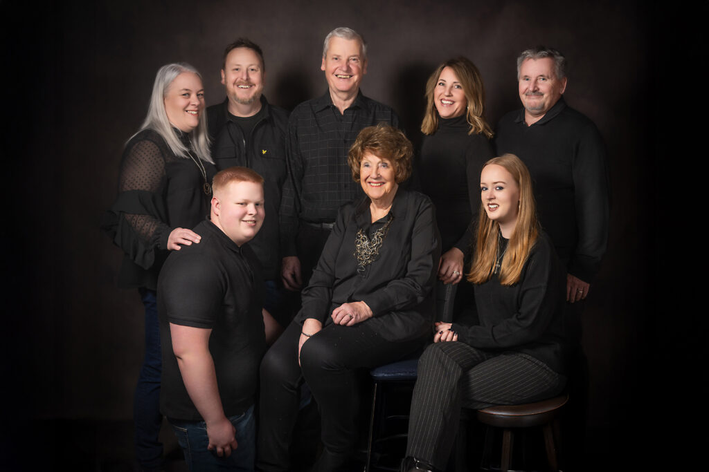 Family Studio Portrait taken at Colin Charles Photography in Botley Southampton Hampshire